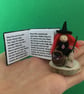 Very Tiny Witch Decorations, Halloween Witch Doll Ornaments, Autumn decorations - Image 5