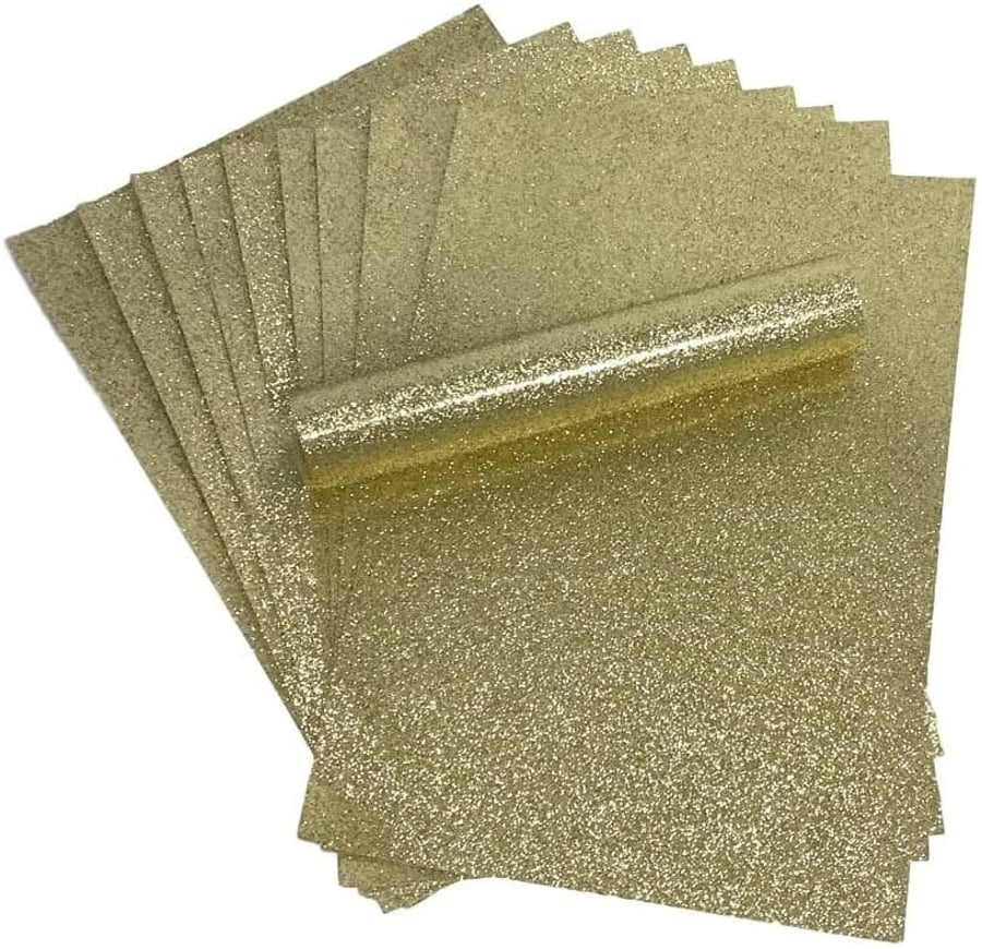 Gold Glitter Card A4 Sparkly Soft Touch Non Shed Thick 250gsm 170lb Cover Card P