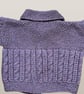 Hand Knitted Matching Set Of Vintage Style Jacket and Beret - Fits Age 3-4 years - Image 3