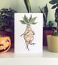 Mandrake Illustrated Card - Plant Folklore - Image 1