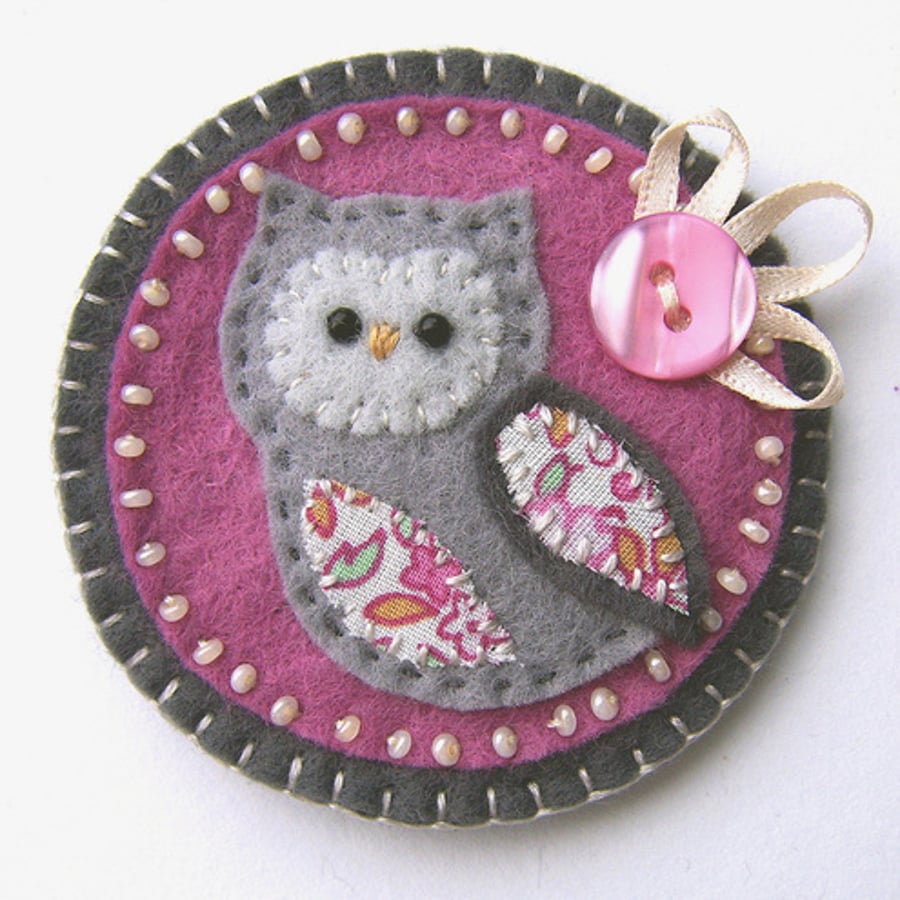 Owl Brooch