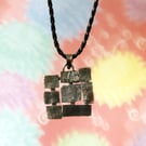 Designer Silver Pendant Necklace - Post-Modernist Style - Unique and Original.