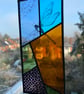 Stained Glass Screen Printed Dragonfly Panel - Image 3