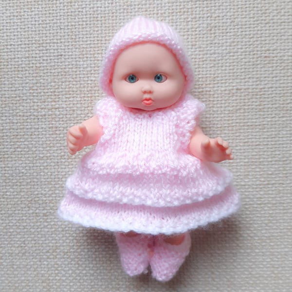 KNITTING PATTERN PDF Baby Doll in Pink