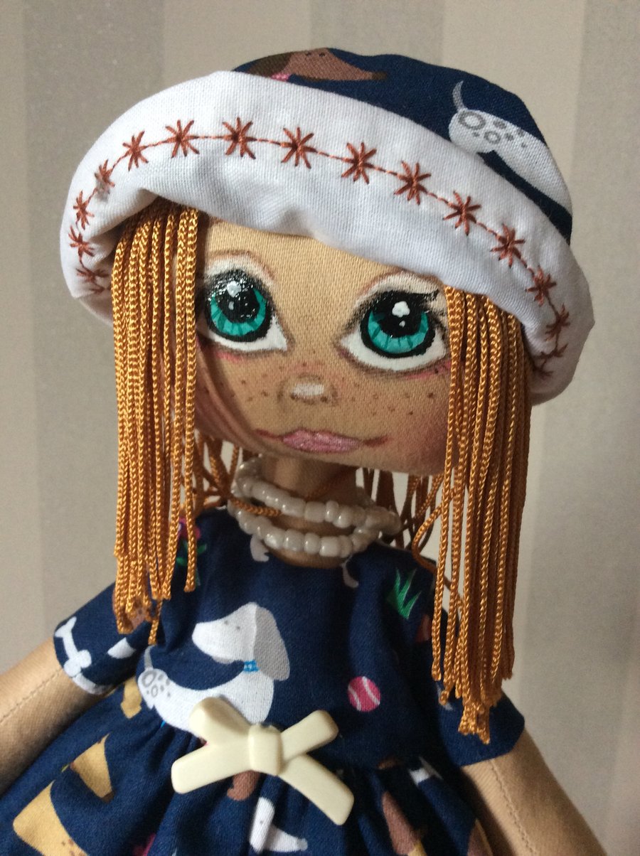 Handmade Art Rag Doll