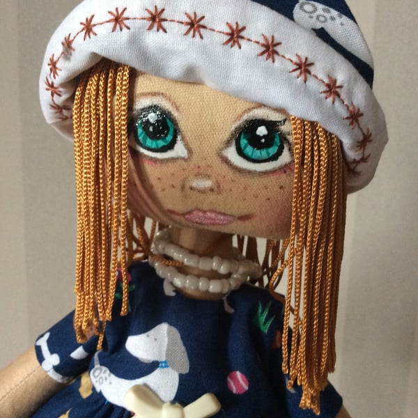 Handmade Art Rag Doll