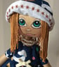 Handmade Art Rag Doll - Image 1
