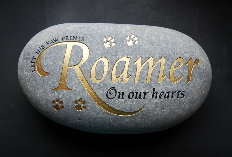 Custom Garden Pet Memorial For Cat Dog Rabbit - Large