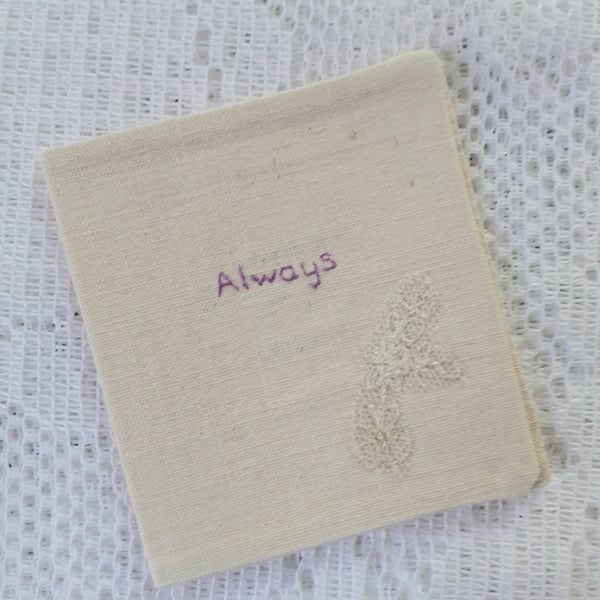 Linen Word folder 'Always'