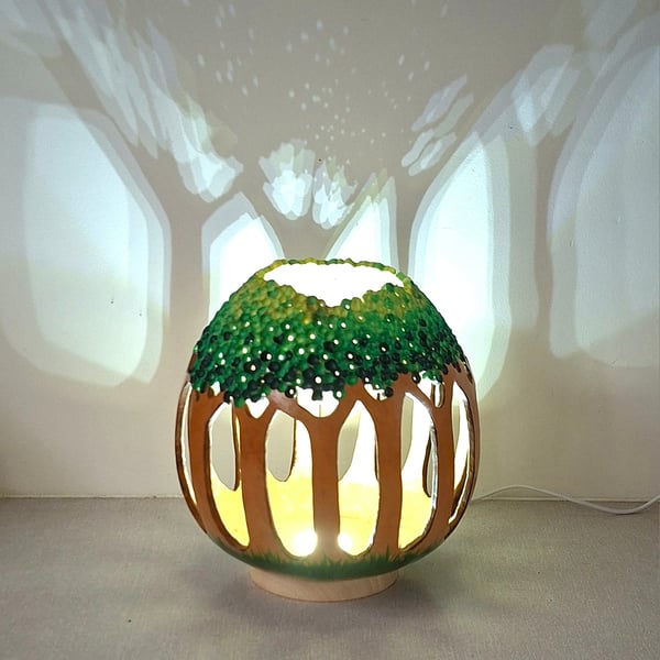 The Magical Forest Gourd Lamp