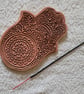 Hamsa hand incense holder - Image 1