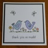 Thank You Card - Birds