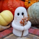 Wooly Needlefelted Posy Ghost - Large