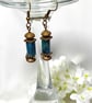 Apatite & Bronze Earrings - Image 4