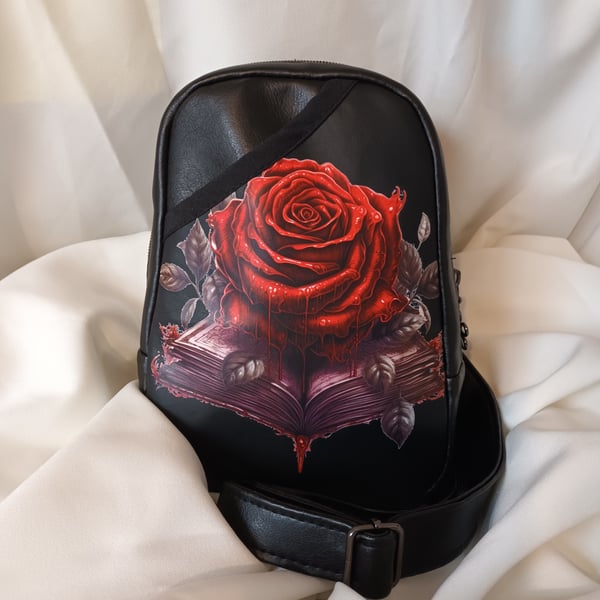 Rose Sling backpack - Folksy