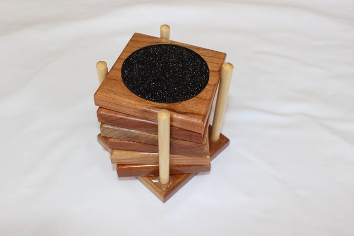 Midnight Glitter Coasters (WCO9)