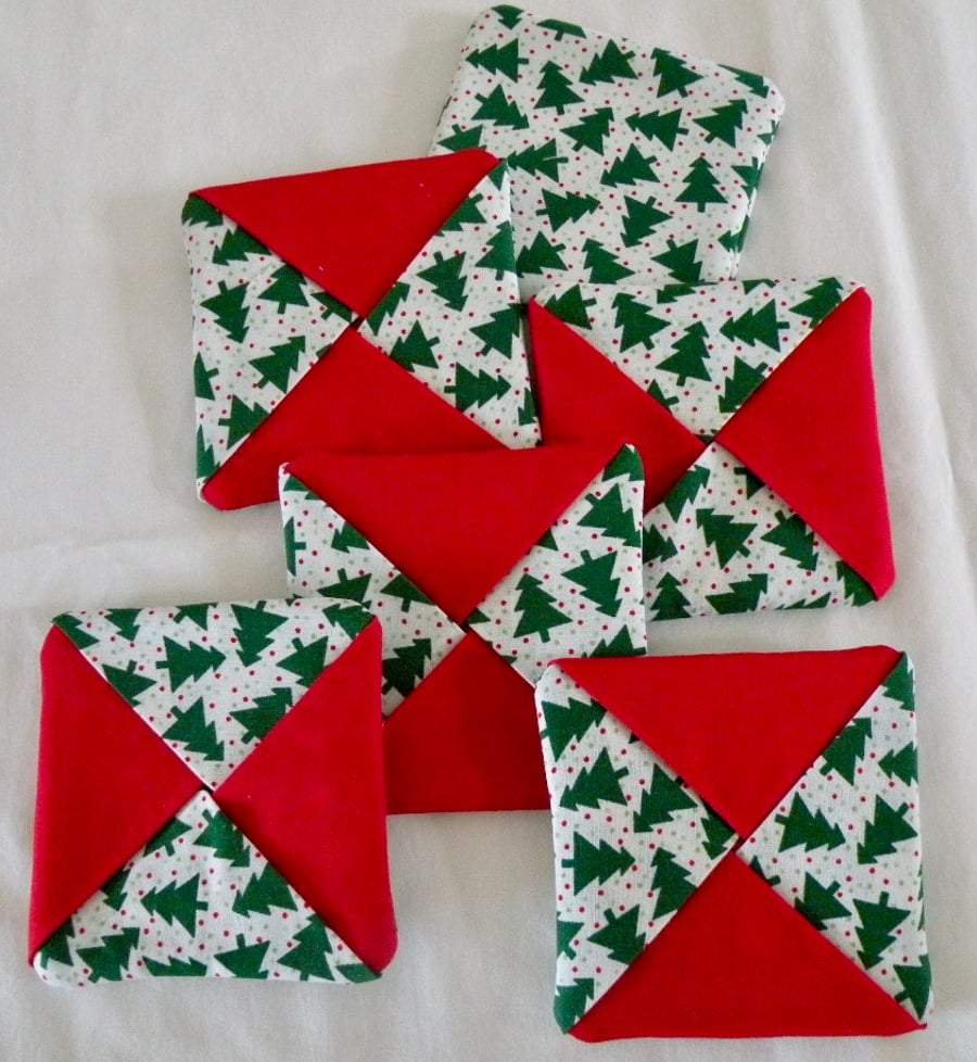 Handmade Christmas Coasters