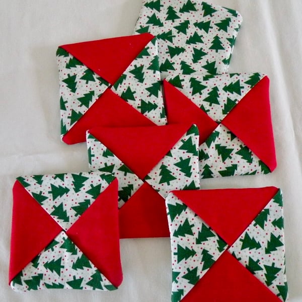 Handmade Christmas Coasters