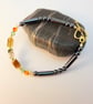 Tourmaline And Hematite Bracelet With Swarovski Crystals - Handmade In Devon - Image 7