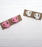 Mug stud earrings - Image 1