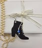 Fashion Gift Tag, Glitter Gift Wrap Accessory, Glam Label for Birthday