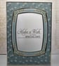 Make A Wish Birthday Card, Handmade Goose Birthday Card, Special Day Card