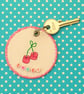 Cherries Keyring with 'sweet' lettering - Image 5