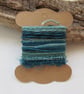 Small Dark Teal Natural Dye Textured Thread Pack - Image 5