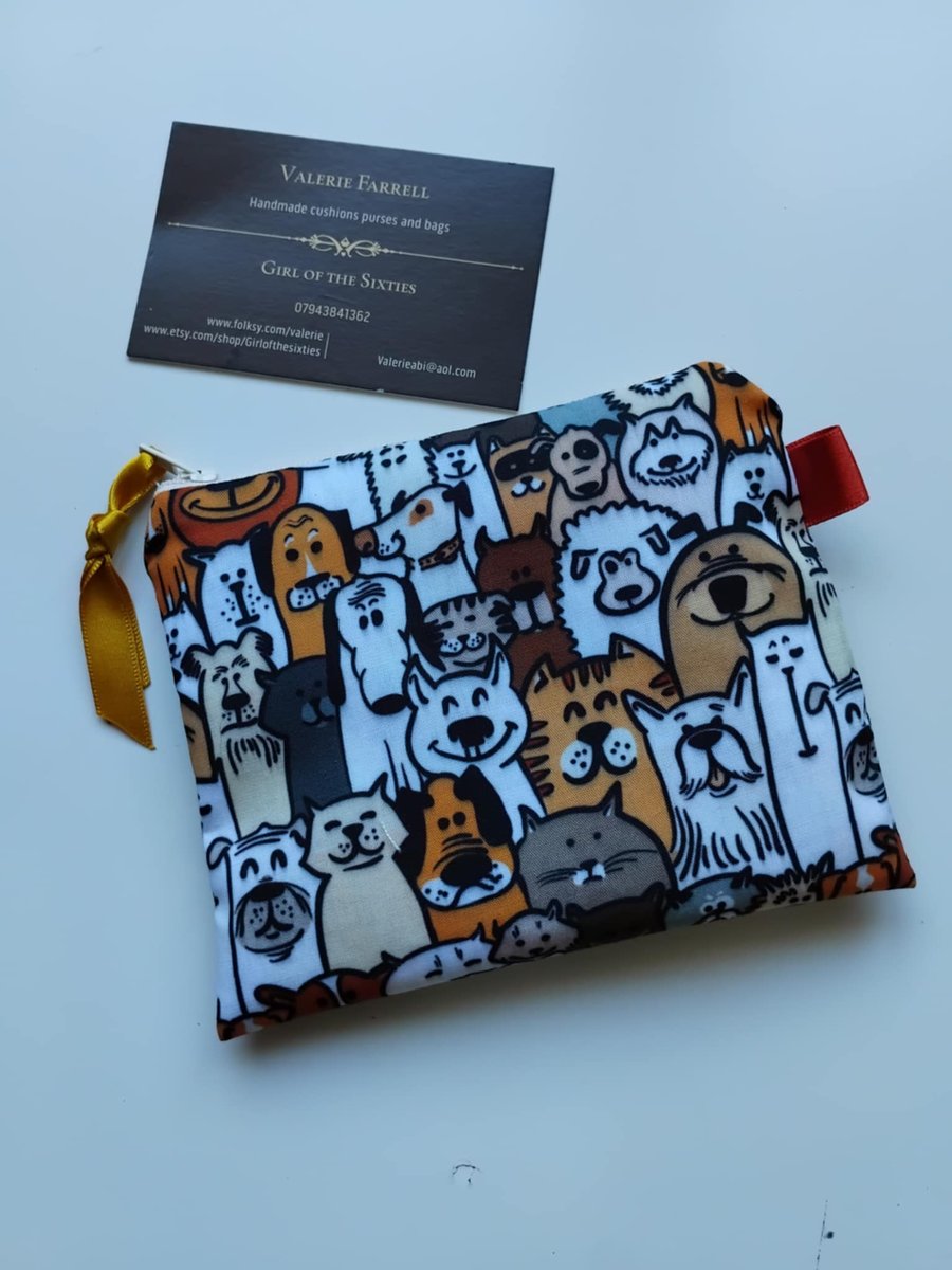 SALE Dogs  Coin Purse