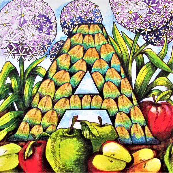 ALPHABET card - A for Amazing