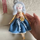 She Wanted A Tiara The Silver Haired Handmade Collectible Doll 