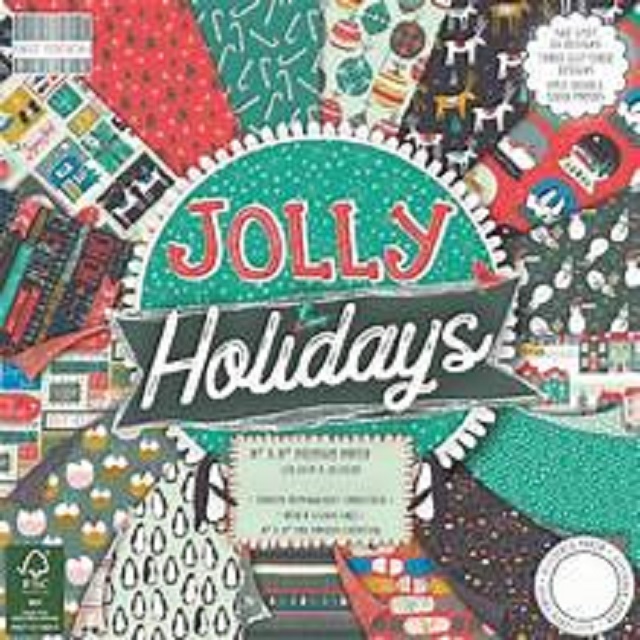 First Edition 'Jolly Holidays' 6" x 6" FSC Premium Paper Pad FULL PAD 48 SHEETS