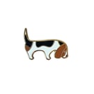 Beagle dog pin, beagle dog badge, lapel dog pin, dog lover gift, dog owner gift