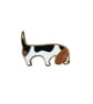 Beagle dog pin, beagle dog badge, lapel dog pin, dog lover gift, dog owner gift