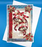 Extra Large Christmas Card, 21 x 29 cms x 8 x 11.50, Handmade