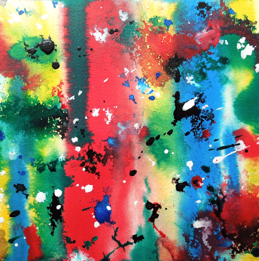 Colour Symphony No .4   7 x 7 "