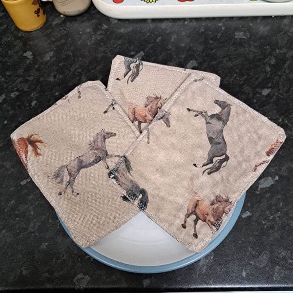 Horse lovers Kitchen cloth Reusable kitchen cloths highly absorbent.