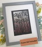 Cow Parsley Floral Silhouettes - Original drawing, wall art - Image 2