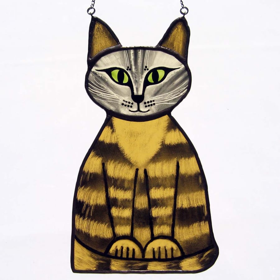 Amber Cat Light Catcher