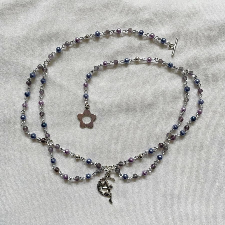 Purple Fairy Amethyst Necklace