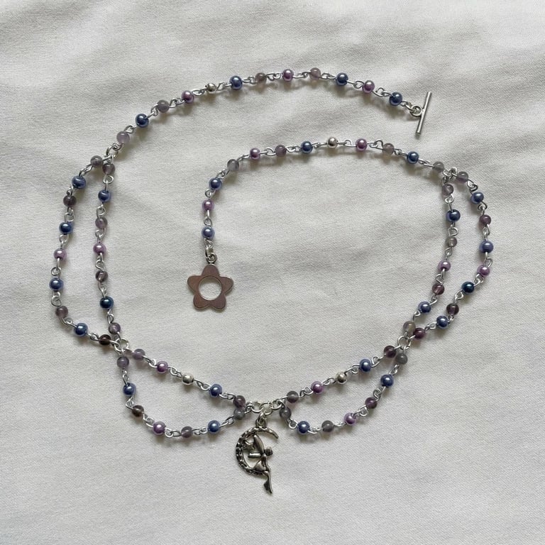 Purple Fairy Amethyst Necklace