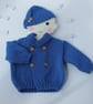 Hand knitted  jacket and Hat forboys - Image 1