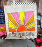 Hand painted tote bags 