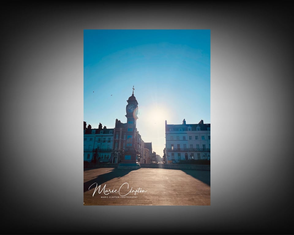 12x8 Inch Photo Print of Weymouth Clock Tower Dorset