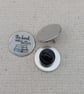 The Book Was Better - Book Lover Themed Badge - Large Resin Topped Pin Badge 2 - Image 2