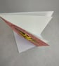 Sunshine Yellow Polka Dot Flower in Pink Arch - Birthday Card  - Image 6