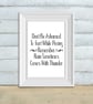 Bathroom quote print, Funny bathroom wall sign, Bathroom wall decor - Image 4