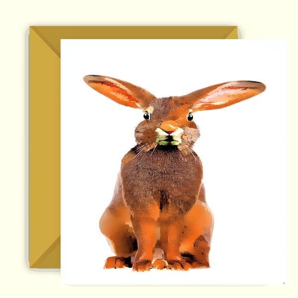 Hare Birthday, Greeting Card