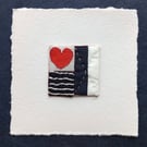 No 11 Miniature Textile Art Quilt