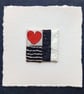 No 11 Miniature Textile Art Quilt - Image 1
